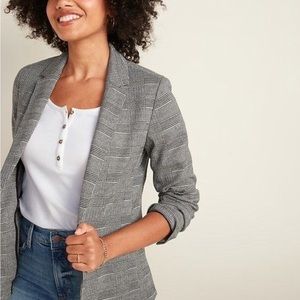 Old Navy plaid blazer NWT
